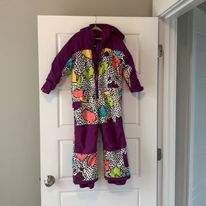 Girl Burton mini-shred one piece snowsuit 4T